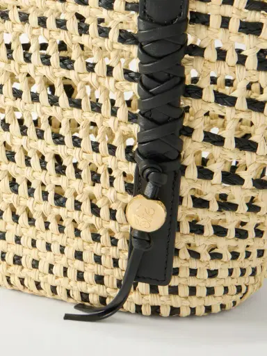 Loewe + Paula's Ibiza Braid Basket Small Leather-trimmed Raffia Shoulder Bag | Thumbnail 5 Loewe + Paula's Ibiza Braid Basket Small Leather-trimmed Raffia Shoulder Bag | Thumbnail 5