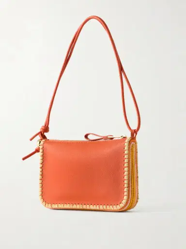 Loewe + Paula's Ibiza Rio Raffia-trimmed Leather Shoulder Bag | Thumbnail 4 Loewe + Paula's Ibiza Rio Raffia-trimmed Leather Shoulder Bag | Thumbnail 4