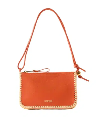 Loewe + Paula's Ibiza Rio Raffia-trimmed Leather Shoulder Bag | Thumbnail 1 Loewe + Paula's Ibiza Rio Raffia-trimmed Leather Shoulder Bag | Thumbnail 1