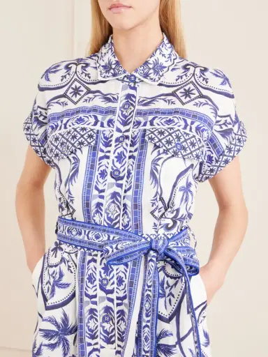 Farm Rio Wonderful City Printed Linen Jumpsuit | Thumbnail 4 Farm Rio Wonderful City Printed Linen Jumpsuit | Thumbnail 4