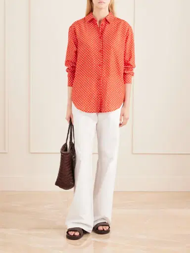 Matteau Polka Dots Organic Cotton Blend Shirt | Thumbnail 2 Matteau Polka Dots Organic Cotton Blend Shirt | Thumbnail 2