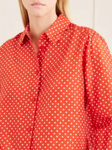 Matteau Polka Dots Organic Cotton Blend Shirt | Thumbnail 5 Matteau Polka Dots Organic Cotton Blend Shirt | Thumbnail 5
