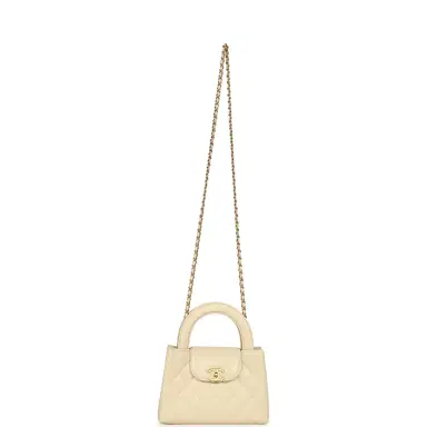 Chanel Chanel Small Kelly Shopper Light Beige Shiny Aged Calfskin Brushed Gold Hardware | Thumbnail 7 Chanel Chanel Small Kelly Shopper Light Beige Shiny Aged Calfskin Brushed Gold Hardware | Thumbnail 7