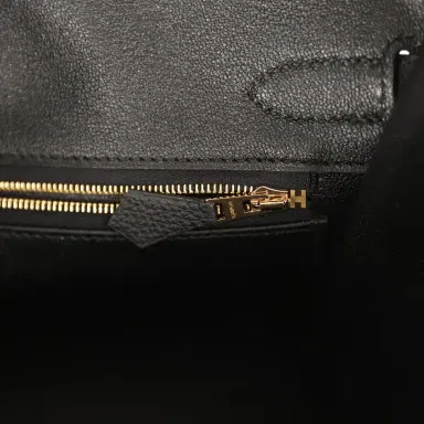 HERMÈS Hermes Birkin 30 Black Togo Permabrass Hardware | Thumbnail 9 HERMÈS Hermes Birkin 30 Black Togo Permabrass Hardware | Thumbnail 9
