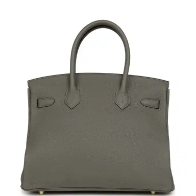 HERMÈS Hermes Birkin 30 Gris Meyer Togo Gold Hardware | Thumbnail 4 HERMÈS Hermes Birkin 30 Gris Meyer Togo Gold Hardware | Thumbnail 4