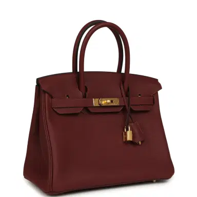 HERMÈS Hermes Birkin 30 Rouge H Togo Gold Hardware | Thumbnail 2 HERMÈS Hermes Birkin 30 Rouge H Togo Gold Hardware | Thumbnail 2