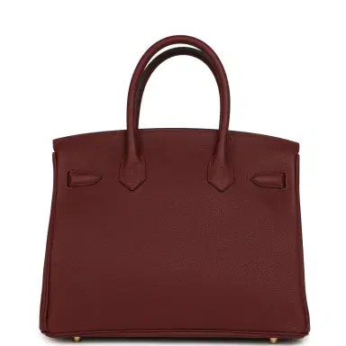 HERMÈS Hermes Birkin 30 Rouge H Togo Gold Hardware | Thumbnail 4 HERMÈS Hermes Birkin 30 Rouge H Togo Gold Hardware | Thumbnail 4