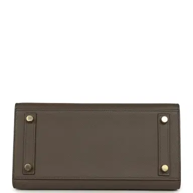 HERMÈS Hermes Birkin Sellier 25 Etain Epsom Gold Hardware | Thumbnail 6 HERMÈS Hermes Birkin Sellier 25 Etain Epsom Gold Hardware | Thumbnail 6