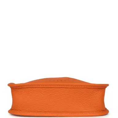HERMÈS Hermes Evelyne TPM Orange Clemence Palladium Hardware | Thumbnail 6 HERMÈS Hermes Evelyne TPM Orange Clemence Palladium Hardware | Thumbnail 6