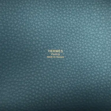 HERMÈS Hermes Picotin Lock 18 Blue Jean Clemence Gold Hardware | Thumbnail 7 HERMÈS Hermes Picotin Lock 18 Blue Jean Clemence Gold Hardware | Thumbnail 7
