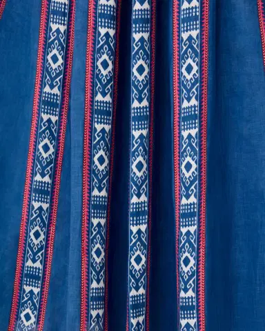 Emporio Sirenuse Aurelia Skirt in Blue Horizon Print | Thumbnail 5 Emporio Sirenuse Aurelia Skirt in Blue Horizon Print | Thumbnail 5