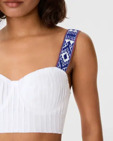 Emporio Sirenuse Dalia Top in Blue Horizon Print | Thumbnail 3 Emporio Sirenuse Dalia Top in Blue Horizon Print | Thumbnail 3