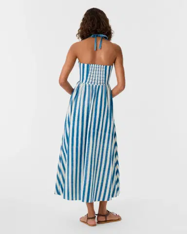 Emporio Sirenuse Johanna Dress in Ikat Stripes | Thumbnail 5 Emporio Sirenuse Johanna Dress in Ikat Stripes | Thumbnail 5