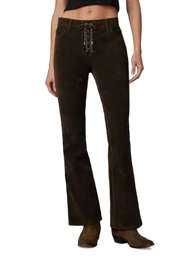 Joe's Jeans Women's X WeWoreWhat The Ralph Suede Bootcut Jeans - Dark Chocolate - Size 34 | Thumbnail 3 Joe's Jeans Women's X WeWoreWhat The Ralph Suede Bootcut Jeans - Dark Chocolate - Size 34 | Thumbnail 3