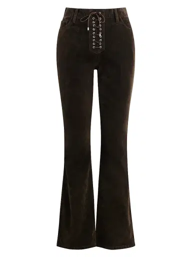 Joe's Jeans Women's X WeWoreWhat The Ralph Suede Bootcut Jeans - Dark Chocolate - Size 34 | Thumbnail 1 Joe's Jeans Women's X WeWoreWhat The Ralph Suede Bootcut Jeans - Dark Chocolate - Size 34 | Thumbnail 1
