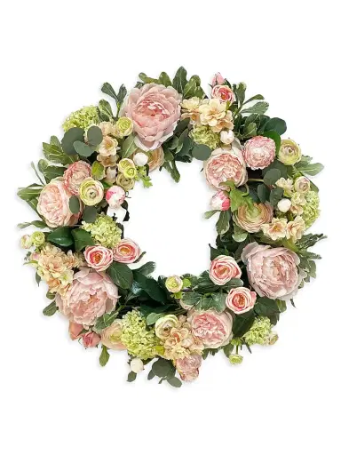 Winward Home Everyday Newness Refresh Imitation Peony & Rose Wreath | Thumbnail 1 Winward Home Everyday Newness Refresh Imitation Peony & Rose Wreath | Thumbnail 1