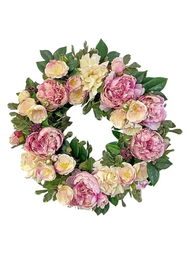 Winward Home Everyday Newness Refresh Imitation Peony Wreath | Thumbnail 1 Winward Home Everyday Newness Refresh Imitation Peony Wreath | Thumbnail 1