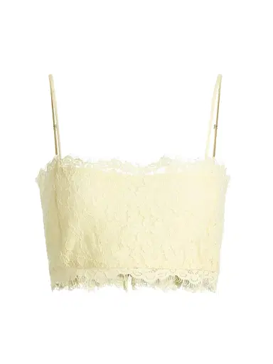 Cami NYC Women's Sofie Lace Crop Camisole - Buttercup | Thumbnail 1 Cami NYC Women's Sofie Lace Crop Camisole - Buttercup | Thumbnail 1