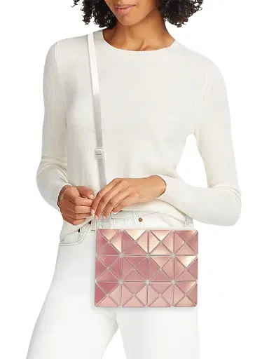 BAO BAO ISSEY MIYAKE Women's Lucent Metallic Crossbody Bag - Pink Salt | Thumbnail 2 BAO BAO ISSEY MIYAKE Women's Lucent Metallic Crossbody Bag - Pink Salt | Thumbnail 2