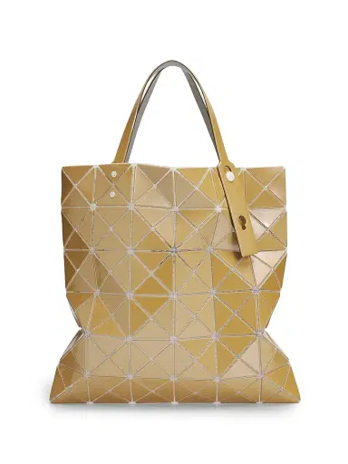 BAO BAO ISSEY MIYAKE Women's Lucent Metallic Tote Bag - Ocher | Thumbnail 1 BAO BAO ISSEY MIYAKE Women's Lucent Metallic Tote Bag - Ocher | Thumbnail 1