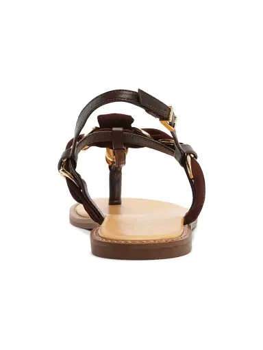 Schutz Women's Camellia Leather Slingback Sandals - Root Brown | Thumbnail 6 Schutz Women's Camellia Leather Slingback Sandals - Root Brown | Thumbnail 6