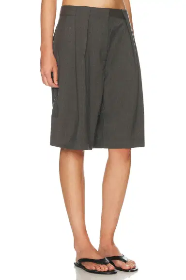 St. Agni Wool Pleat Loop Short | Thumbnail 2 St. Agni Wool Pleat Loop Short | Thumbnail 2