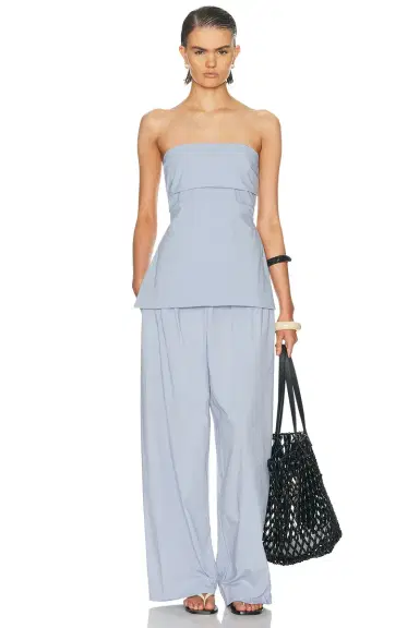 St. Agni Strapless Tie Back Top | Thumbnail 4 St. Agni Strapless Tie Back Top | Thumbnail 4