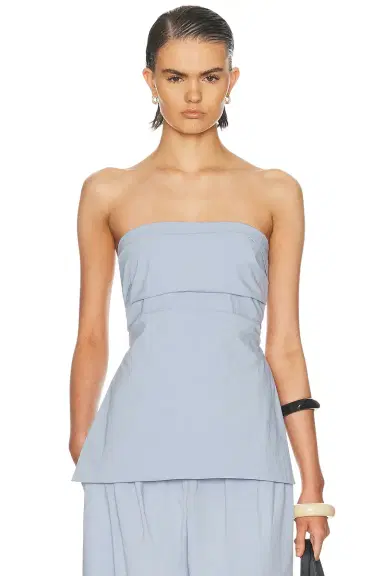 St. Agni Strapless Tie Back Top | Thumbnail 1 St. Agni Strapless Tie Back Top | Thumbnail 1