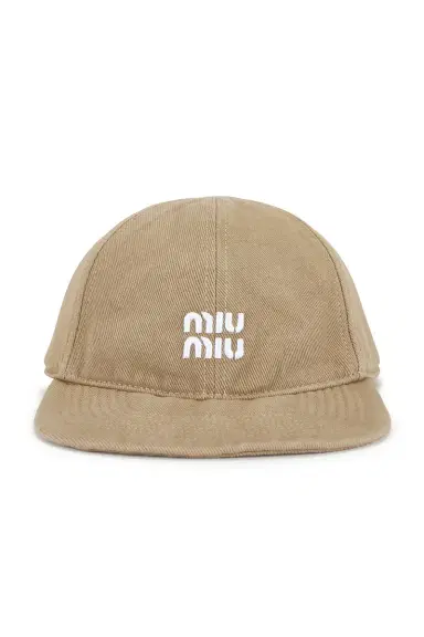 Miu Miu Denim Washed Baseball Cap | Thumbnail 1 Miu Miu Denim Washed Baseball Cap | Thumbnail 1