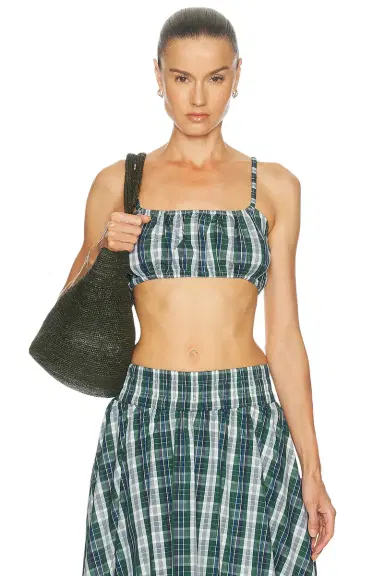 Suzie Kondi Bea Shirred Bra Top | Thumbnail 1 Suzie Kondi Bea Shirred Bra Top | Thumbnail 1