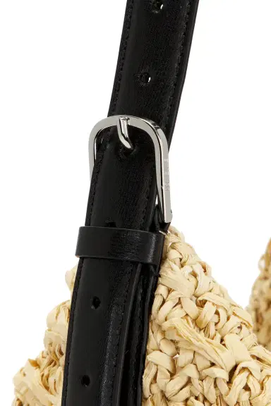 TOTEME Belted Raffia Tote Bag | Thumbnail 7 TOTEME Belted Raffia Tote Bag | Thumbnail 7