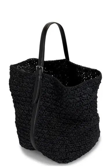 TOTEME Belted Raffia Tote Bag | Thumbnail 5 TOTEME Belted Raffia Tote Bag | Thumbnail 5