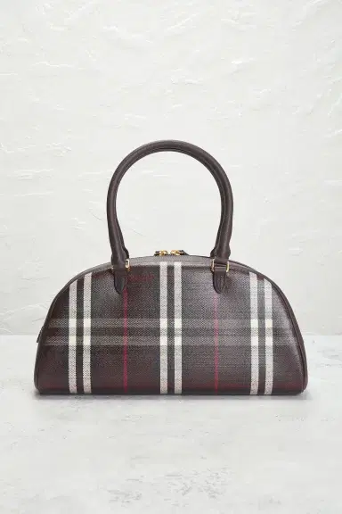 Burberry Burberry Highlands Medium Bowling Bag | Thumbnail 3 Burberry Burberry Highlands Medium Bowling Bag | Thumbnail 3