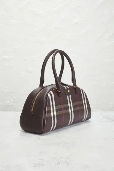 Burberry Burberry Highlands Medium Bowling Bag | Thumbnail 4 Burberry Burberry Highlands Medium Bowling Bag | Thumbnail 4