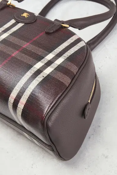 Burberry Burberry Highlands Medium Bowling Bag | Thumbnail 7 Burberry Burberry Highlands Medium Bowling Bag | Thumbnail 7