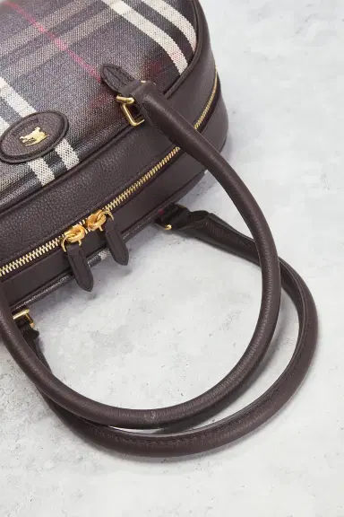 Burberry Burberry Highlands Medium Bowling Bag | Thumbnail 8 Burberry Burberry Highlands Medium Bowling Bag | Thumbnail 8
