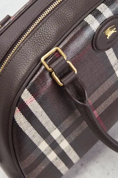 Burberry Burberry Highlands Medium Bowling Bag | Thumbnail 9 Burberry Burberry Highlands Medium Bowling Bag | Thumbnail 9