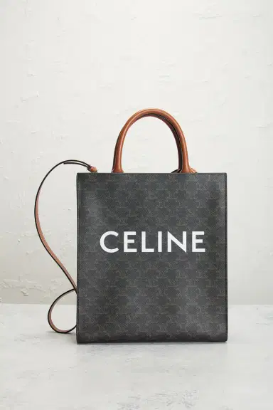 Celine Triomphe Vertical Cabas Tote Bag | Thumbnail 2 Celine Triomphe Vertical Cabas Tote Bag | Thumbnail 2