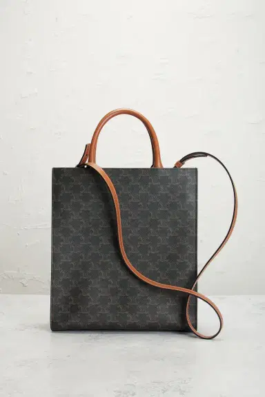 Celine Triomphe Vertical Cabas Tote Bag | Thumbnail 3 Celine Triomphe Vertical Cabas Tote Bag | Thumbnail 3