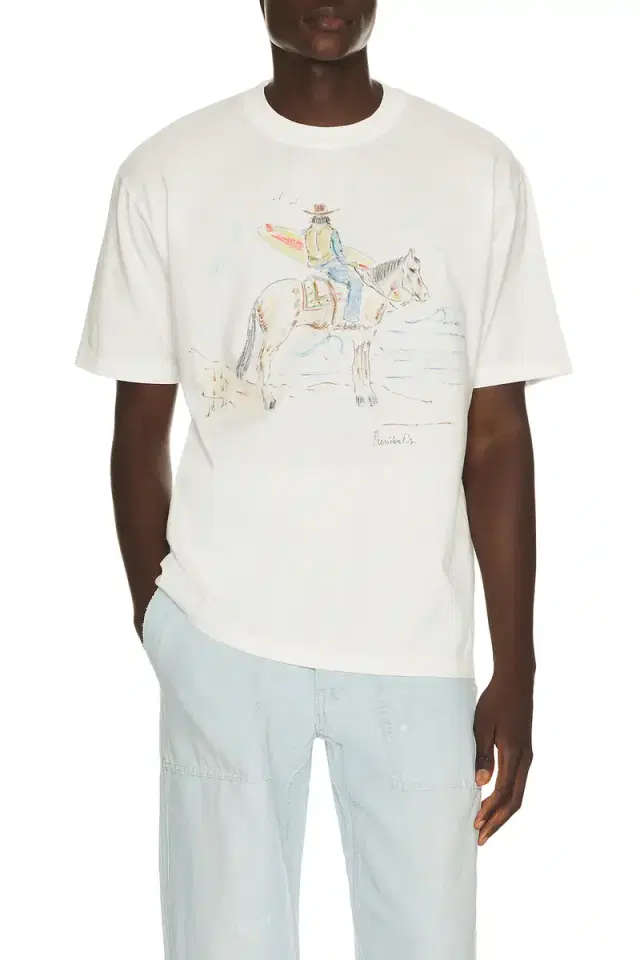 Hand Paint Cowboy Tee Hand Paint Cowboy Tee