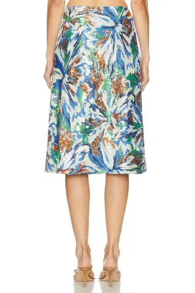 Rabanne Sequin Midi Skirt | Thumbnail 4 Rabanne Sequin Midi Skirt | Thumbnail 4