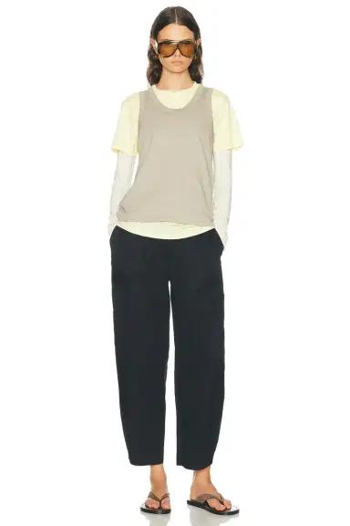 EAVES Lana Cropped Barrel Leg Pant | Thumbnail 5 EAVES Lana Cropped Barrel Leg Pant | Thumbnail 5
