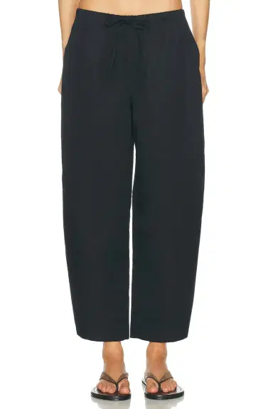 EAVES Lana Cropped Barrel Leg Pant | Thumbnail 1 EAVES Lana Cropped Barrel Leg Pant | Thumbnail 1