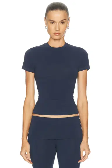 Skims Cotton Jersey T-Shirt | Thumbnail 1 Skims Cotton Jersey T-Shirt | Thumbnail 1