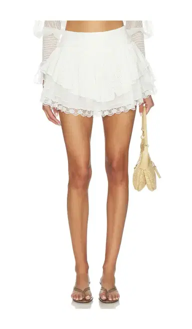For Love & Lemons Beckbeckett Ett Mini Skirt | Thumbnail 1 For Love & Lemons Beckbeckett Ett Mini Skirt | Thumbnail 1