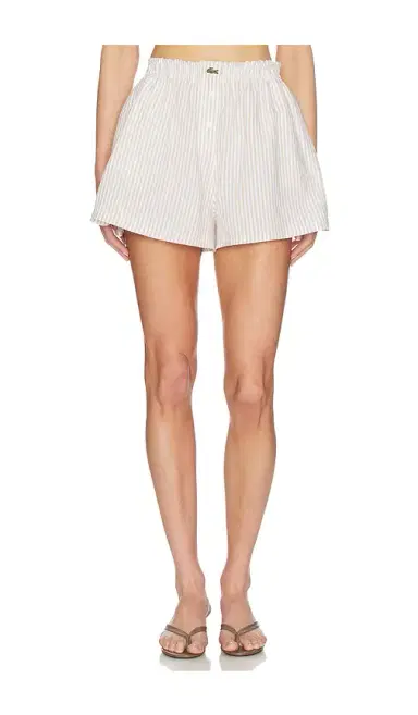 Lacoste Oversized Fit Toile Shorts | Thumbnail 1 Lacoste Oversized Fit Toile Shorts | Thumbnail 1