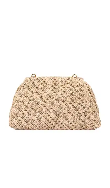 olga berg Anna Woven Clutch | Thumbnail 1 olga berg Anna Woven Clutch | Thumbnail 1