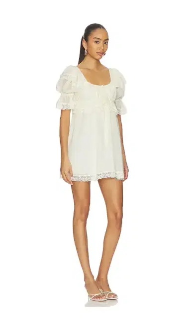 For Love & Lemons Juniper Puff Sleeve Mini Dress | Thumbnail 2 For Love & Lemons Juniper Puff Sleeve Mini Dress | Thumbnail 2
