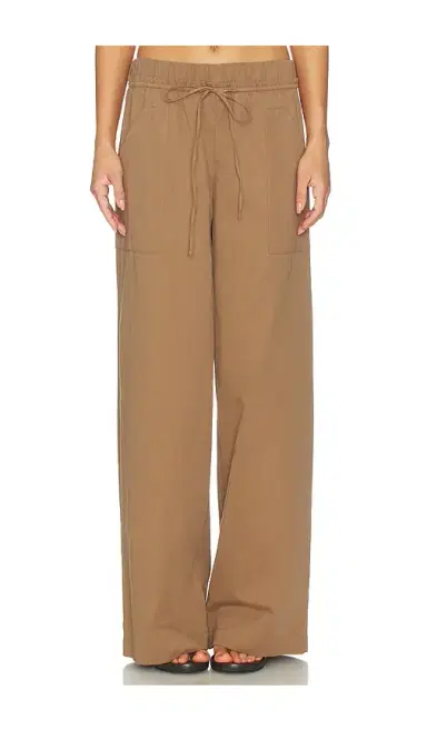 Vince Mid Rise Cotton Drawstring Pant | Thumbnail 1 Vince Mid Rise Cotton Drawstring Pant | Thumbnail 1