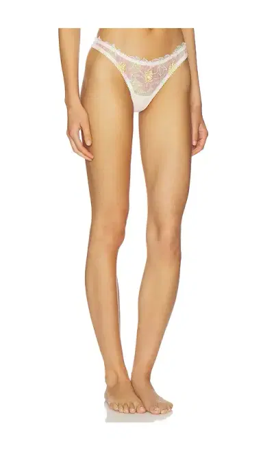 For Love & Lemons Blush Hibiscus Thong Panty | Thumbnail 2 For Love & Lemons Blush Hibiscus Thong Panty | Thumbnail 2